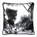 Cushion Cover - Standard w Piping - Rue Catinat, Saigon