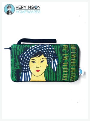 Phone pouch - Lotus woman framed 1
