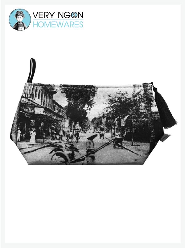 Travel pouch small - Rue Catinat - framed