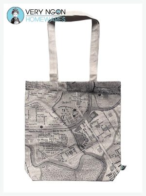 Tote bag - District 7 map framed