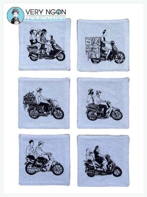 Coasters - Vietnam Motorbikes