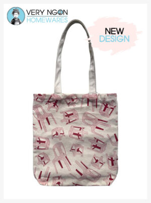 Tote bag - St Eat Seats red front