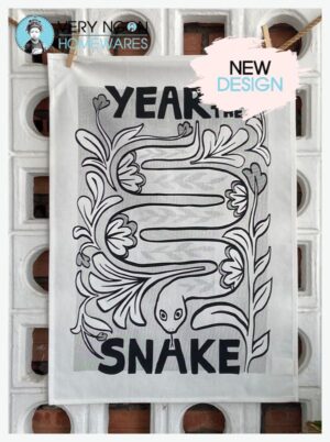 Tea towel - Snake hanging NEW