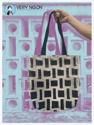 Tote bag - Brise soleil purples double